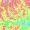 Trallong topographic map, elevation, terrain