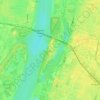 Népsziget topographic map, elevation, terrain