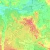 Przemków Landscape Park topographic map, elevation, terrain