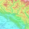 Dehradun District topographic map, elevation, terrain
