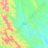 Mindon Township topographic map, elevation, terrain