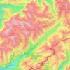Goms topographic map, elevation, terrain