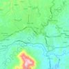 Phường B'Lao topographic map, elevation, terrain