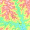 Pouso Novo topographic map, elevation, terrain