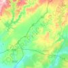 Guarromán topographic map, elevation, terrain