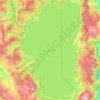 Lac Tahoe topographic map, elevation, terrain