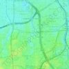 Palmerah topographic map, elevation, terrain