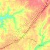 Loretto topographic map, elevation, terrain