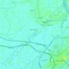 Phường Đông A topographic map, elevation, terrain