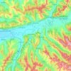 Fântânele topographic map, elevation, terrain