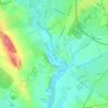 Swindon topographic map, elevation, terrain