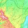 南勢溪 topographic map, elevation, terrain