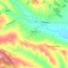 Bunar topographic map, elevation, terrain
