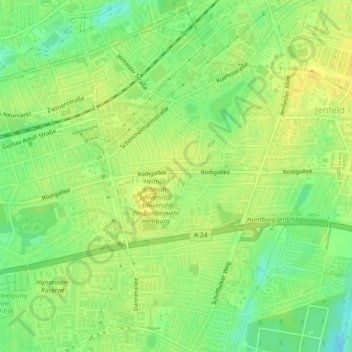 22043 topographic map, elevation, terrain