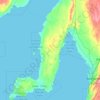 Yorke Peninsula topographic map, elevation, terrain