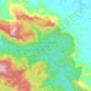 Mount Lesong Permanent Forest Reserve topographic map, elevation, terrain