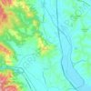 Lucignano topographic map, elevation, terrain
