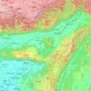 Assam topographic map, elevation, terrain