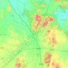 Kadiri topographic map, elevation, terrain