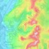 Llanbedr topographic map, elevation, terrain