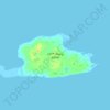 Young Island topographic map, elevation, terrain