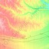 Buffalo County topographic map, elevation, terrain