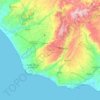 Ragusa topographic map, elevation, terrain