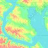 Shell Creek Segment topographic map, elevation, terrain