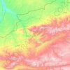 Badghis Province topographic map, elevation, terrain