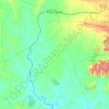 Poço Verde topographic map, elevation, terrain
