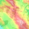 Tunnel topographic map, elevation, terrain