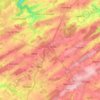 Tinlot topographic map, elevation, terrain