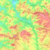 Sinsheim topographic map, elevation, terrain