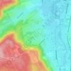 Bereldange topographic map, elevation, terrain