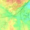 Dennewitz topographic map, elevation, terrain