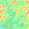 潘家口水库 topographic map, elevation, terrain
