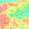广灵县 topographic map, elevation, terrain