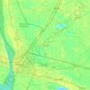 Hajipur topographic map, elevation, terrain