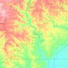 Ripley County topographic map, elevation, terrain