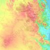 Tablelands Regional topographic map, elevation, terrain