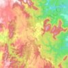 Capertee topographic map, elevation, terrain