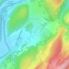 Boussières topographic map, elevation, terrain