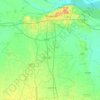 Jagdishpur topographic map, elevation, terrain