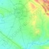 Erbil Plains District topographic map, elevation, terrain