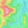 Bulan topographic map, elevation, terrain