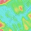 Lac des Souris topographic map, elevation, terrain