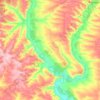 Криворожское сельское поселение topographic map, elevation, terrain