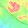 Rhame topographic map, elevation, terrain