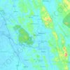 Walallawita DS Division topographic map, elevation, terrain