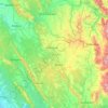 Hamirpur topographic map, elevation, terrain